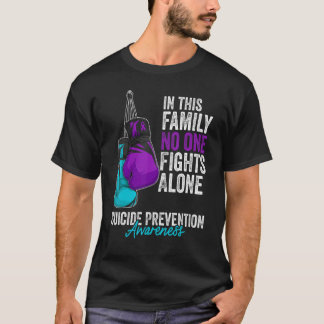Suizidprävention Bewusstsein Monat Handschuhe Aqua T-Shirt