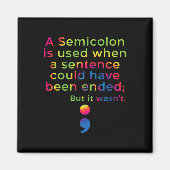 Suizidprävention Bewusstsein psychische Gesundheit Magnet (Vorne)