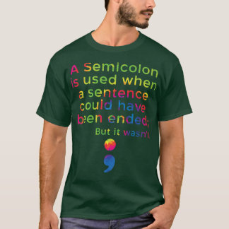 Suizidprävention Bewusstsein psychische Gesundheit T-Shirt