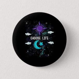 Suizidprävention Bewusstsein Semicolon Choose Life Button
