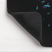 Suizidprävention Bewusstsein Sonnenblume Mousepad (Ecke)