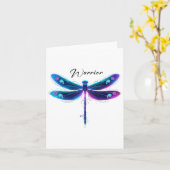 Suizidprävention Bewusstsein Warrior Dragonfly Sem Karte (Gelbe Blume)