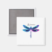 Suizidprävention Bewusstsein Warrior Dragonfly Sem Magnet (Vorderseite/Rückseite)