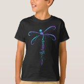 Suizidprävention Bewusstsein Warrior Dragonfly Sem T-Shirt (Vorderseite)