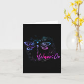 Suizidprävention Bewusstseinsbildung Libelle Semic Karte (Gelbe Blume)