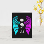 Suizidprävention Bewusstseinsbildung Wings Angel S Karte (Gelbe Blume)