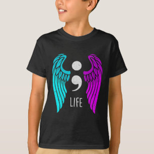 Suizidprävention Bewusstseinsbildung Wings Angel S T-Shirt