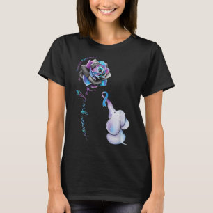 Suizidprävention Blume Elephant Ribbo T-Shirt