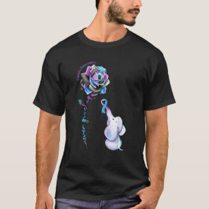 Suizidprävention Blume Elephant Ribbo T-Shirt