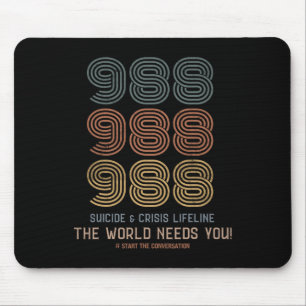 Suizidprävention Die Welt braucht Sie Mousepad