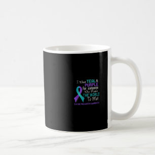 Suizidprävention für jemanden, der World to Kaffeetasse