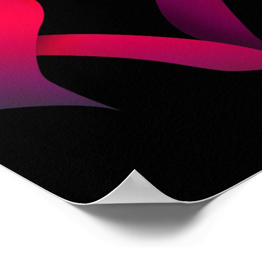 Suizidprävention Herz Semicolon Psychische Gesundh Poster (Ecke)