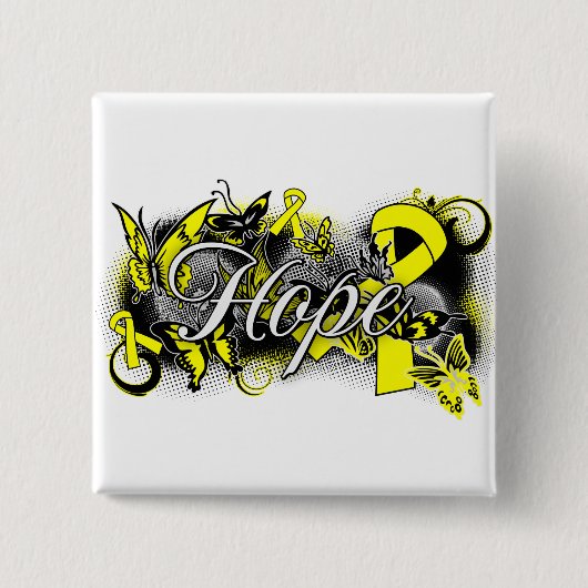 Suizidprävention - Hoffnung Garten Button (Vorderseite)