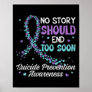 Suizidprävention Keine Story sollte Aquamarin ende Poster