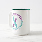 Suizidprävention Keramik Tasse (Vorderseite Links)