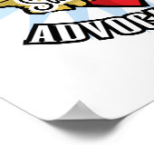 Suizidprävention Klassisches Herz Poster (Ecke)