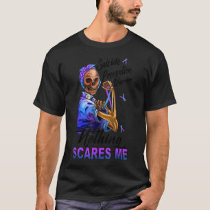 Suizidprävention Krieger Nichts stört mich Schädel T-Shirt
