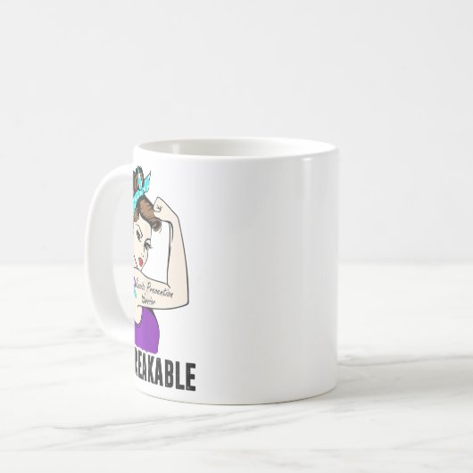 Suizidprävention Krieger unzerbrechlich Perfekter Kaffeetasse (Vorderseite Links)