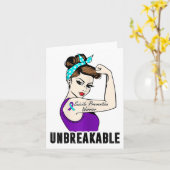 Suizidprävention Krieger unzerbrechlich Perfekter Karte (Gelbe Blume)