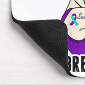 Suizidprävention Krieger unzerbrechlich Perfekter Mousepad (Ecke)