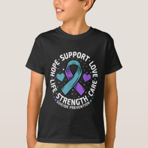 Suizidprävention Liebe Leben Selbstmord T-Shirt