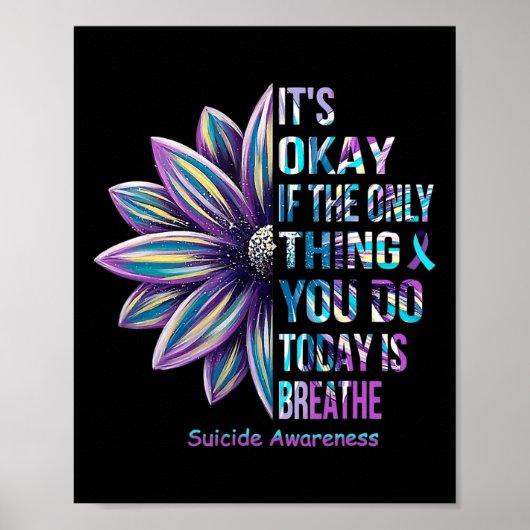 Suizidprävention Monat Familienunterstützung Poster (Vorne)