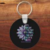 Suizidprävention Monat Familienunterstützung Schlüsselanhänger (Vorderseite)