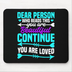 Suizidprävention Monat Psychische Gesundheit Mousepad