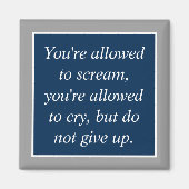 Suizidprävention Motivierend Magnet (Vorne)