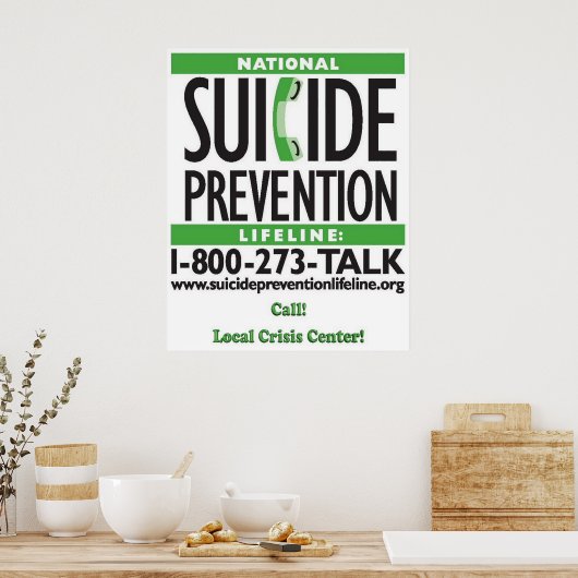 Suizidprävention POSTER (Küche)