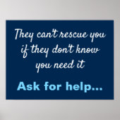 Suizidprävention Poster (Vorne)