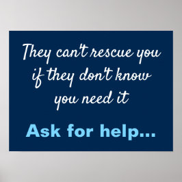 Suizidprävention Poster