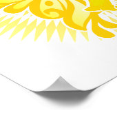 Suizidprävention Schmetterling 3 Poster (Ecke)