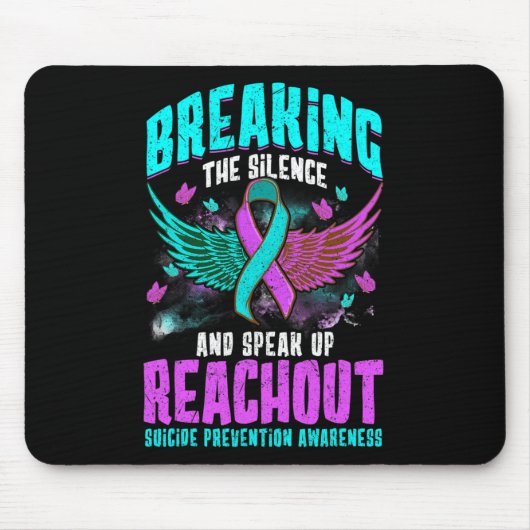 Suizidprävention Selbstmordbewusstsein Mousepad (Vorne)