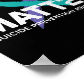 Suizidprävention Shirts Suizidbewusstsein T Shi Poster (Ecke)