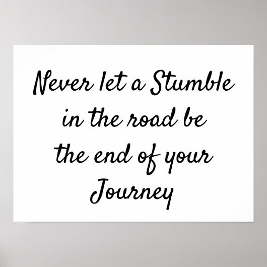 Suizidprävention Suizid Poster (Vorne)