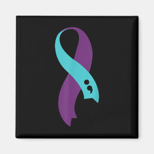 Suizidprävention Survivor Ribbon Pro-life T Shir Magnet
