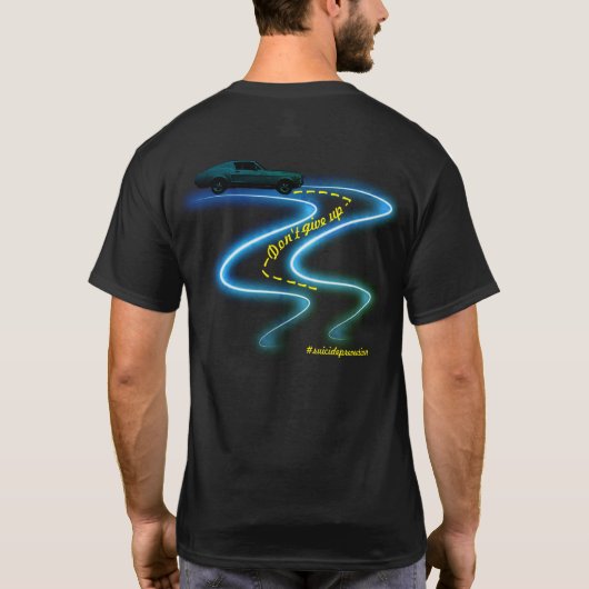 Suizidprävention T-Shirt (Rückseite)