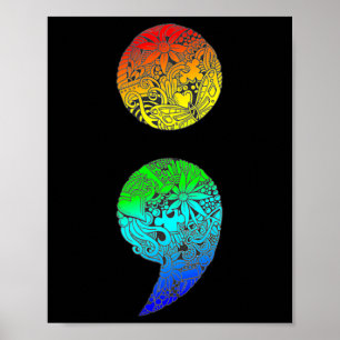 Suizidprävention und Depression Sensibilisierung f Poster