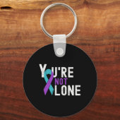 Suizidprävention Woche Bewusstsein Sie sind nicht  Schlüsselanhänger (Vorderseite)