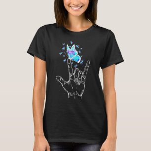 Suizidprävention Woche Butterfly Liebe H T-Shirt