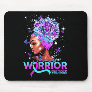 Suizidpräventions-Bewusstseins-Schmetterling Psych Mousepad