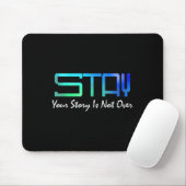 Suizidpräventionsbewusstsein _ Ihre Geschichte ist Mousepad (Mit Mouse)