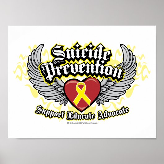 Suizidpräventionswellen Poster (Vorne)