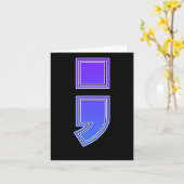 ; Suizidschmerzen Semicolon Suizidprävention Aware Karte (Gelbe Blume)