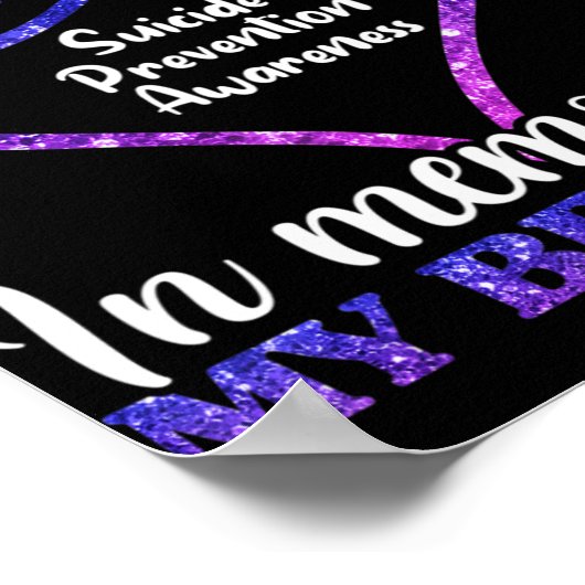 Suizidverhütung 1 poster (Ecke)