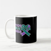 Suizidverhütung 988 Sie Problem Bewusstsein Ribbo Kaffeetasse (Links)