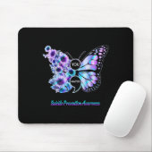 Suizidverhütung Semicolon Butterfly Mousepad (Mit Mouse)