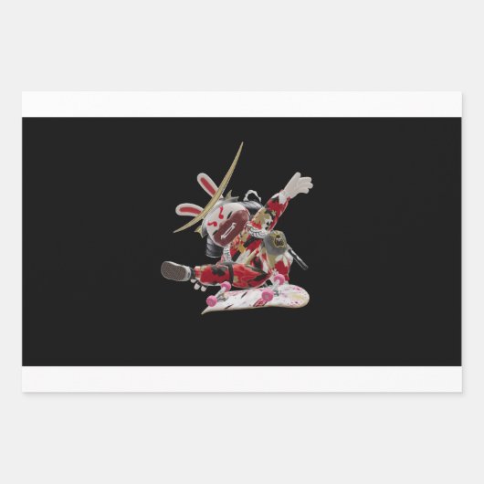 Suji Samurai Skater v3 NFT Artisans SamurAI Geschenkpapier Set (Vorderseite)