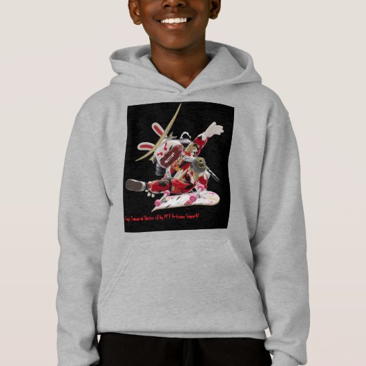 Suji Samurai Skater v3 Tri-Blend-Shirt Hoodie (Vorderseite)